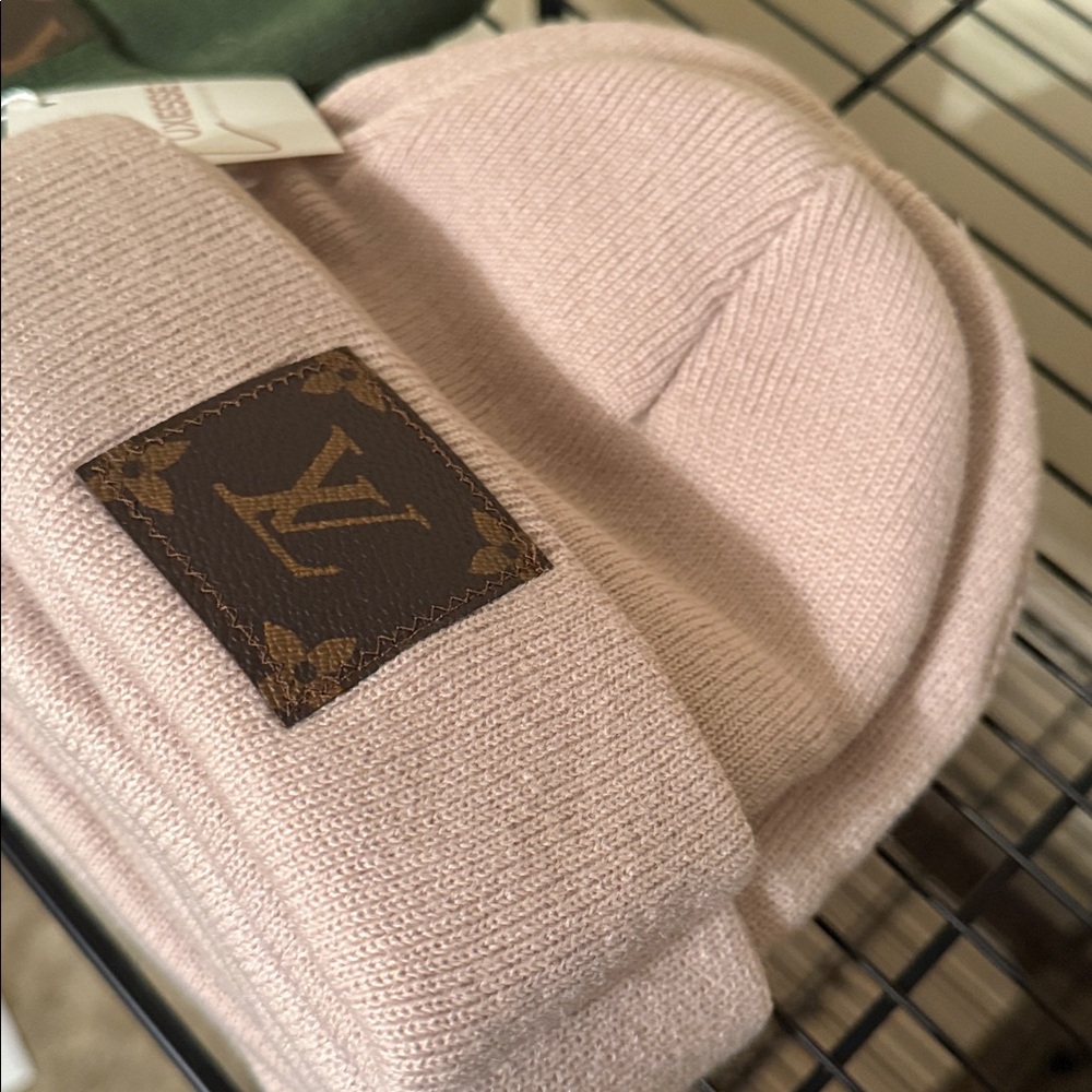 Custom Louis Vuitton Toque/Hat - Tan LV